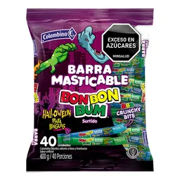 Bon Bon Bum Masticable Pinta Lenguas Halloween 40 Und