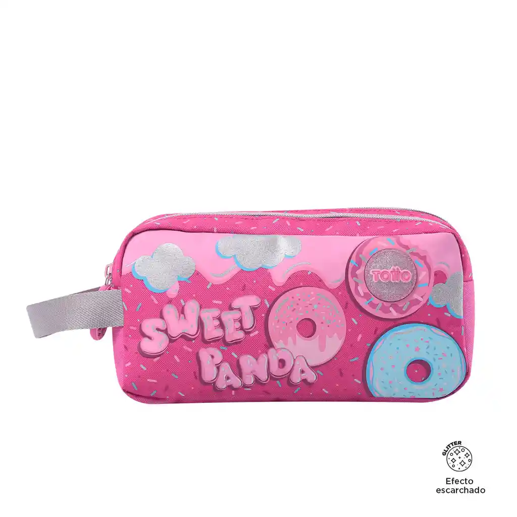 Cartuchera Para Niña Sweet Panda Rosado