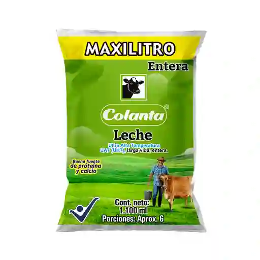 Colanta Leche Entera Larga Vida
