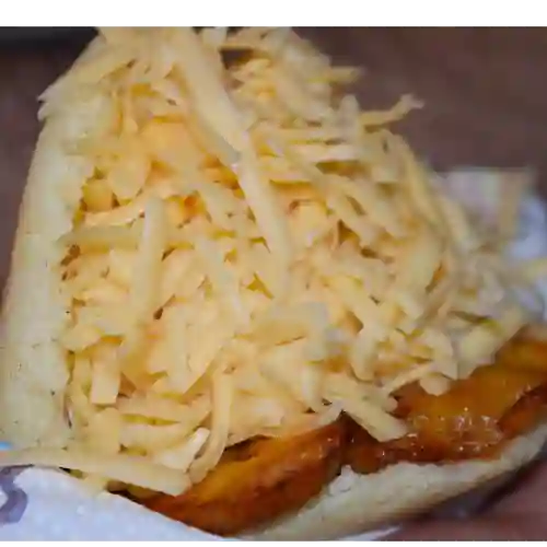 Arepa Platano y Queso