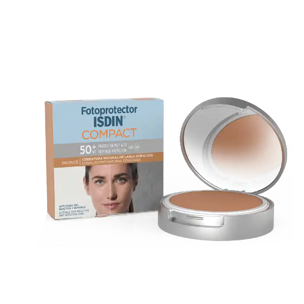 Isdin Cutis Polvo Compacto Tono Bronce con Spf 50+