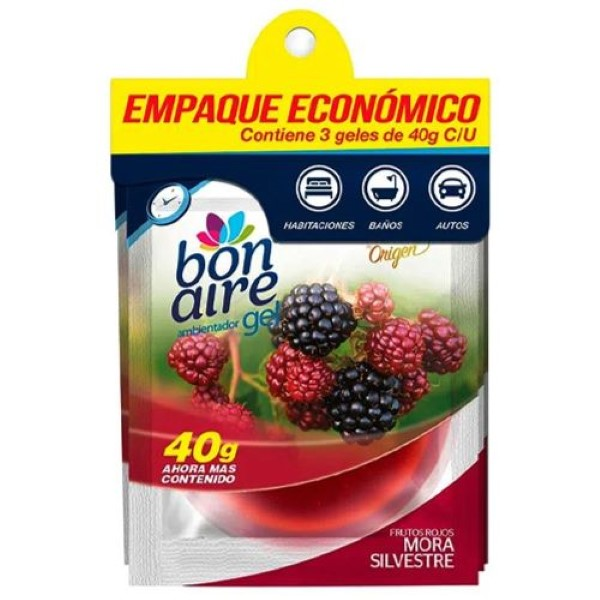 Bonaire Ambientador Gel Mora Silvestre 40 g