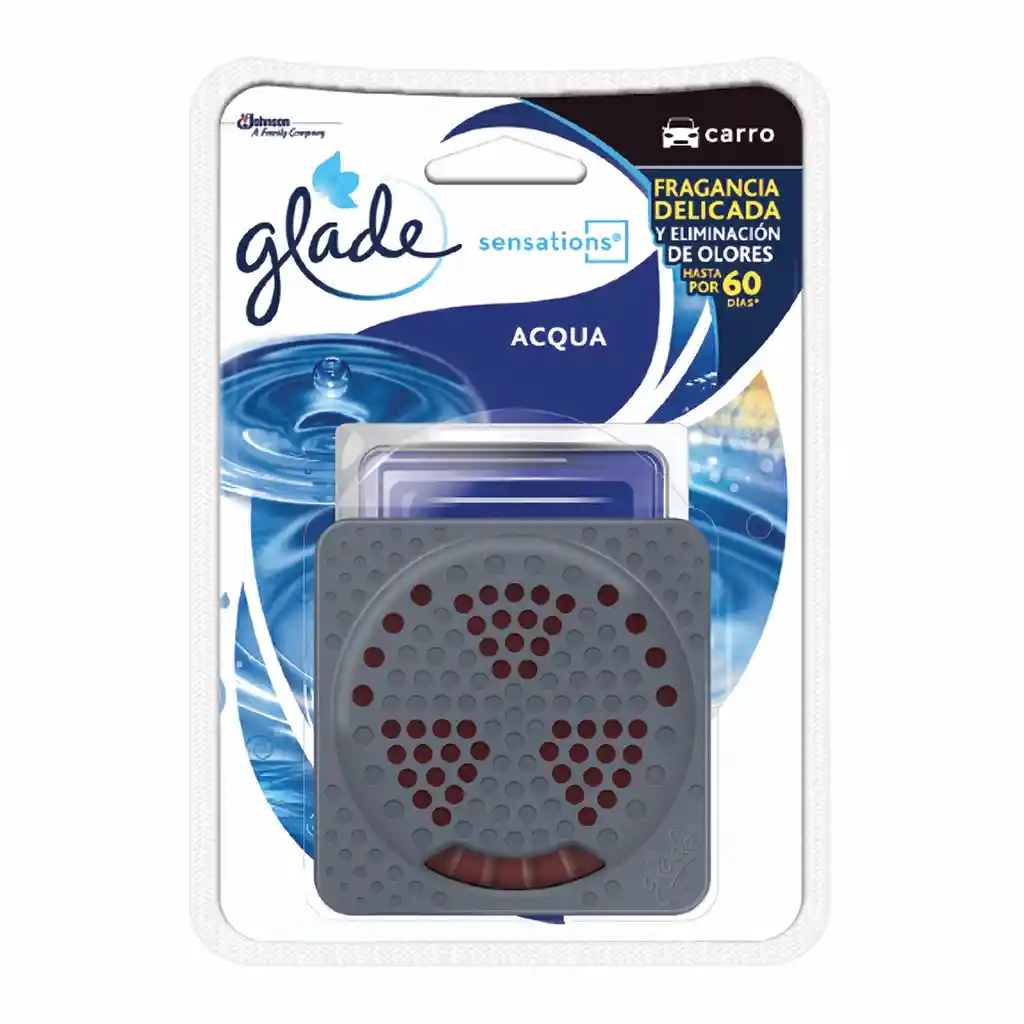 Glade Ambientador Sensations Acqua Para Carro