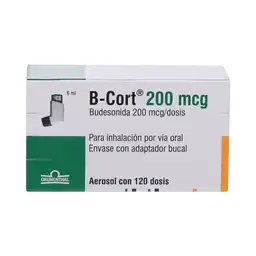 B-Cort Aerosol Budesónida inhalatoria (200 mg)