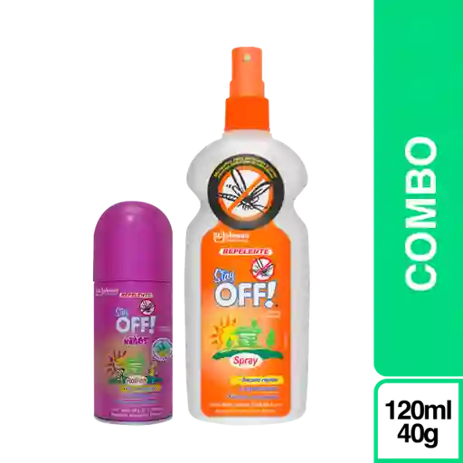 Combo Gratis Stay Off! Adultos + Roll-On Niños