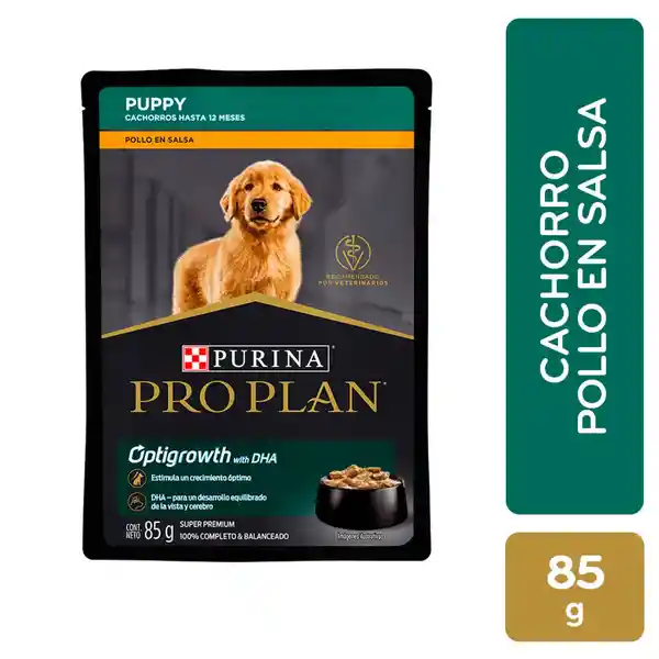 Pro Plan Alimento Para Perro Puppy Pollo en Salsa Pouch de 85 g
