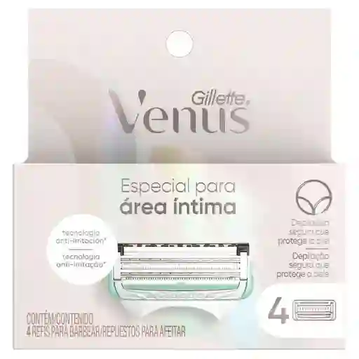 Rasuradora Venus Recargable (4 Und)