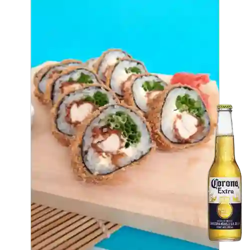 Combo Chicken Roll + Cerveza Corona Bot. 355ml
