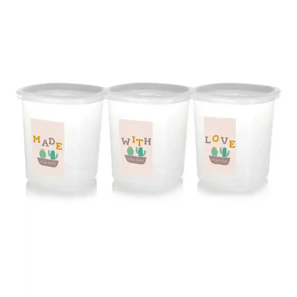 Set X 3 Recipientes de Despensa Estra 4-1050696