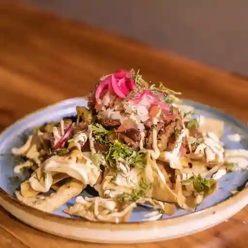 Chilaquiles al pastor