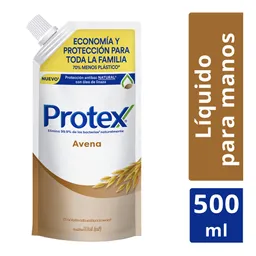 Jabón Líquido para Manos Protex Avena Bolsa 500 ml
