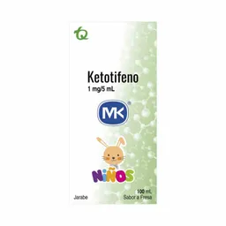 Mk Ketotifeno Jarabe Sabor a Fresa Niños (1 mg / 5 ml)
