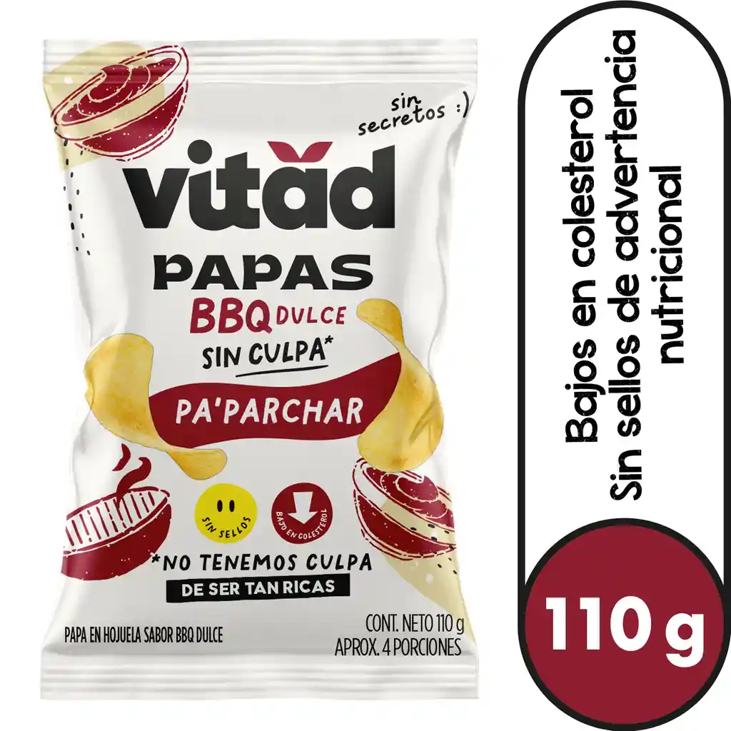 Vitad Papa Hojuela Bbq Dulce Sin Culpa