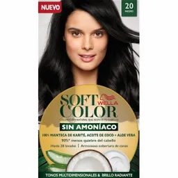 Soft Color Tintura Capilar Tono Negro 20
