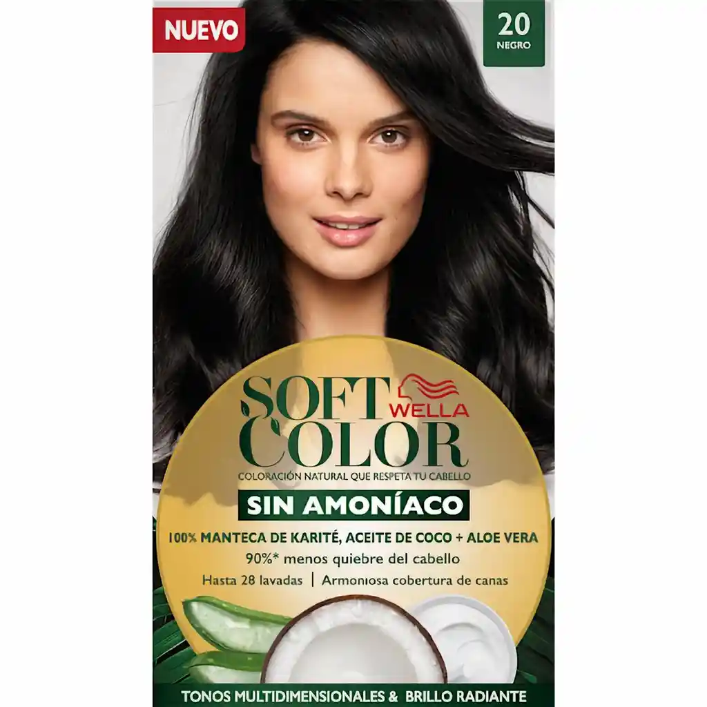 Soft Color Tintura Capilar Tono Negro 20