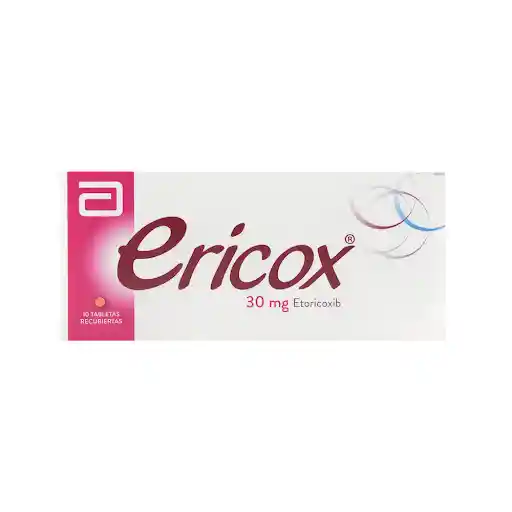 Ericox Lafrancol 30 Mg 10 Tabletas
