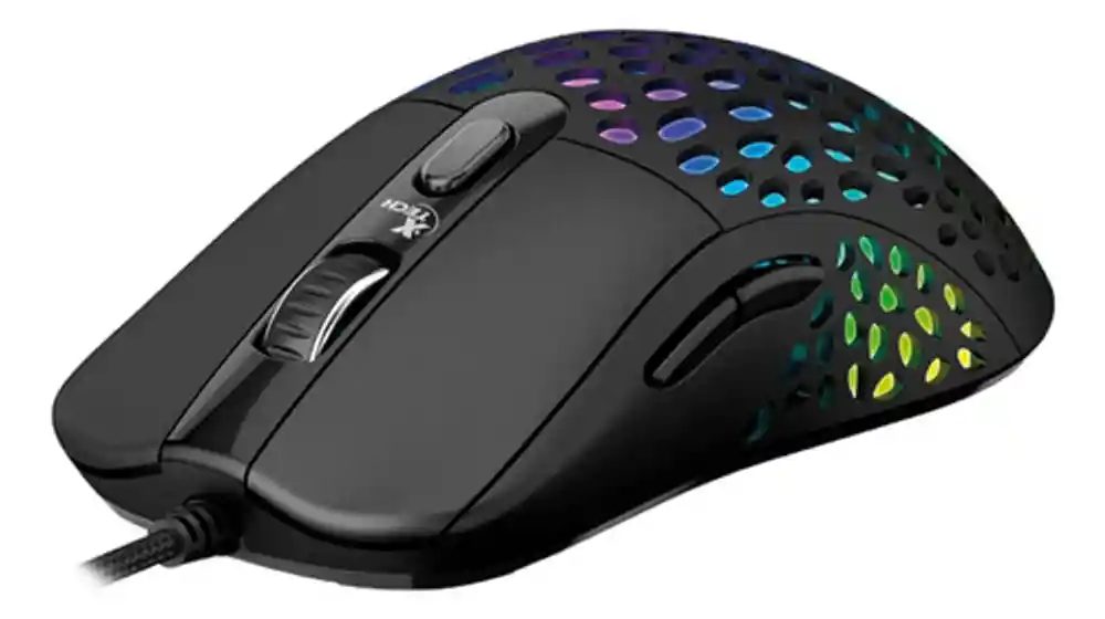 Mouse Gamer Xtech Xtm-910 Swarm Rgb / 6 Botones / 6400dpi