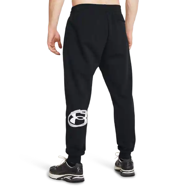 Under Armour Pantalón Rival Flc Multiprint Jgrs Hombre Negro SM