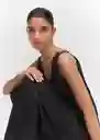Enterizo Mono Black Negro Talla M Mujer Mango
