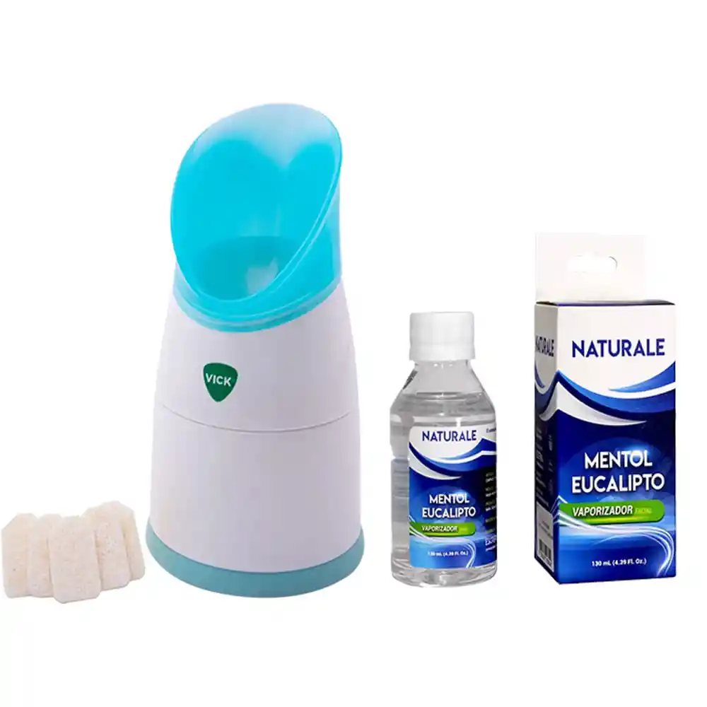 Naturale Combo Vaporizador Vick Naturale Mentol 