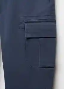 Pantalón Cargo Navy Talla 10 Niños Mango