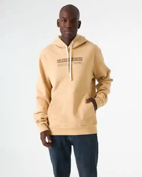 Buzo Hombre Beige Talla XS 882G023_BEI141112 Americanino