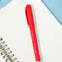 Miniso Esfero De Gel Rojo Tinta Roja 0.7 Mm