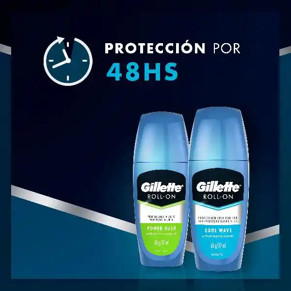 Gillette Desodorante Cool Wave en Roll On x2 Und