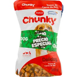 Chunky Delidog Alimento Húmedo Sabor Carne de Res
