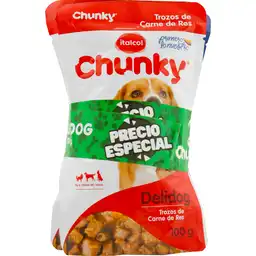 Chunky Delidog Alimento Húmedo Sabor Carne de Res