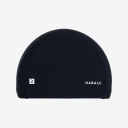 Gorro De Natación De Tela Lisa En Talla S Nabaiji 100 Negro