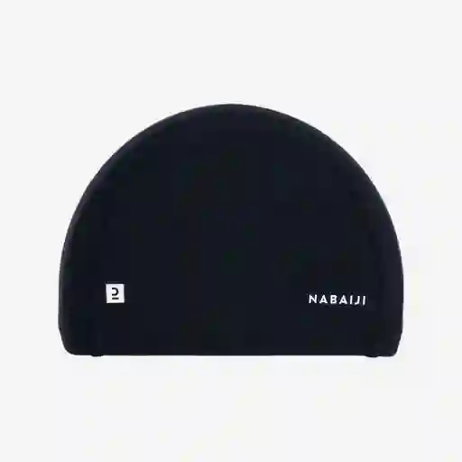 Gorro De Natación De Tela Lisa En Talla S Nabaiji 100 Negro