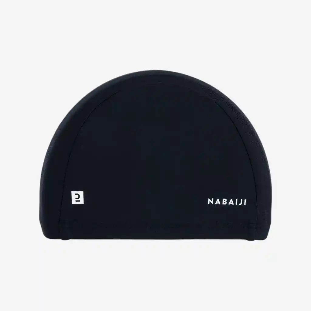 Gorro De Natación De Tela Lisa En Talla S Nabaiji 100 Negro