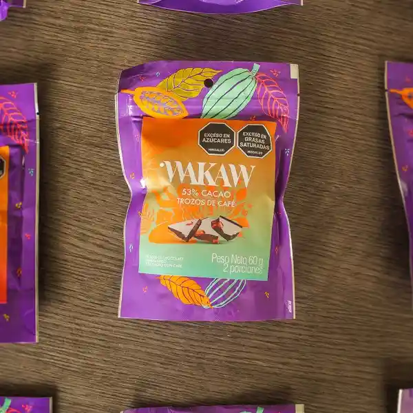 Wakaw Trozo de Chocolate Con Café