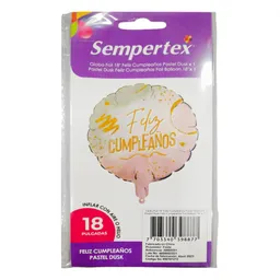 Globo Feliz Cumpleanos Pastel Dusk Sempertex 7703340398877