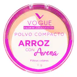 Polvo Compacto De Arroz Vogue Habana 11Gr