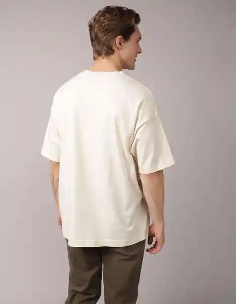 Camiseta Hombre Blanco Talla Medium 4597106 American Eagle