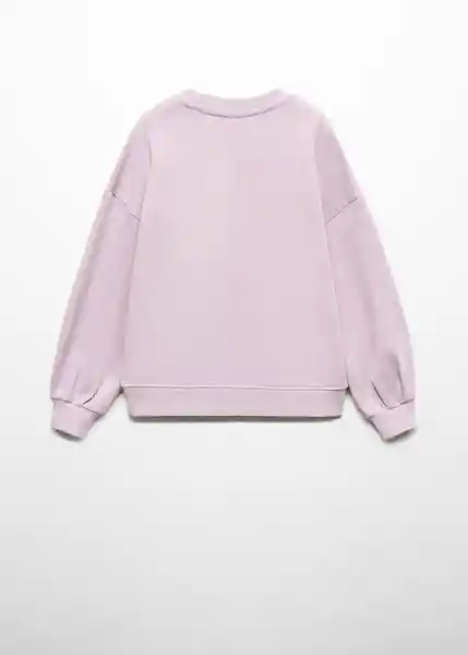 Sudadera Cece Niñas Malva Talla 8 Mango