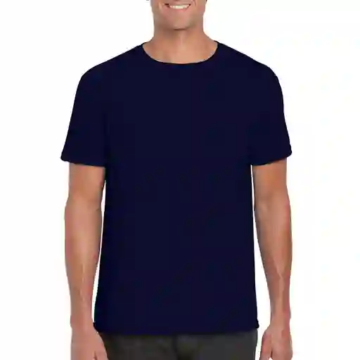 Gildan Camiseta Adulto Spun su Azul Marino Talla L Ref.64000