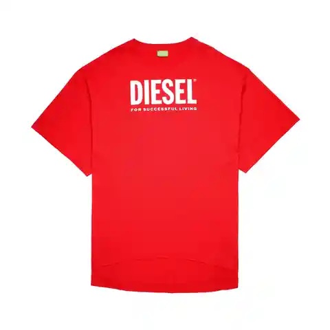 Diesel Vestido D-Extra-Ecólogo Rojo Talla M