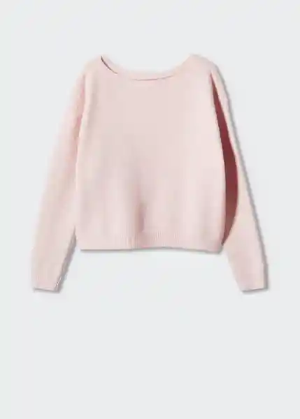 Saco Jersey Kendall Rosa Pastel Talla 18 Mujer Mango