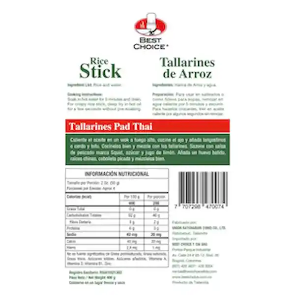 Best Choice Pack Arroz Stick
