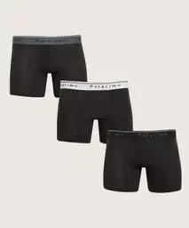 Pantaloncillo Bóxer Medio Unicolor Algodón Pack X3