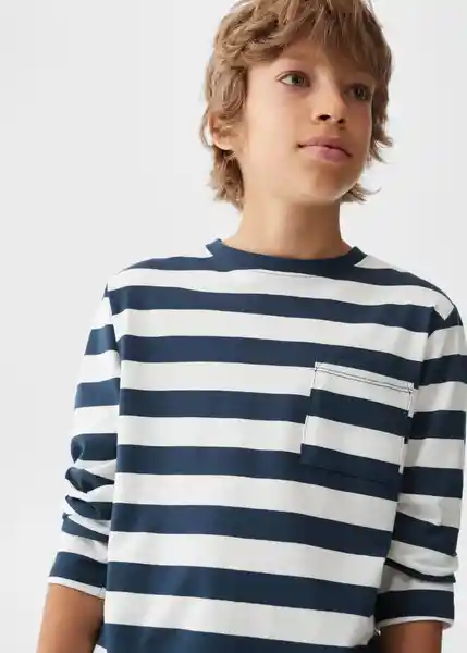 Camiseta Paul2 Marino Talla 10 Niños Mango