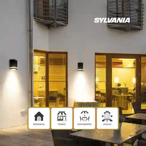 Luminaria Led Antar Single Sq 9w Ww Sylvania P29959-19