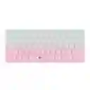 Combo Teclado + Mouse Recargable 2.4 Bluetooth Blanco/rosa