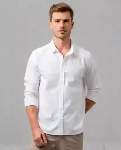 Camisa Hombre Blanco Talla L Rifle