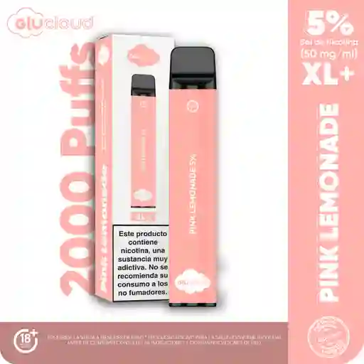Glucloud Vape Pink Lemonade XL 2000 Puff