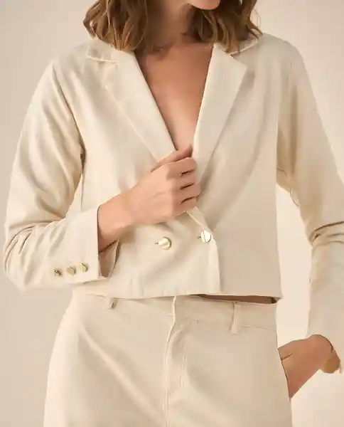 Chaqueta Crudo Novia Claro Talla M 423G006 Esprit