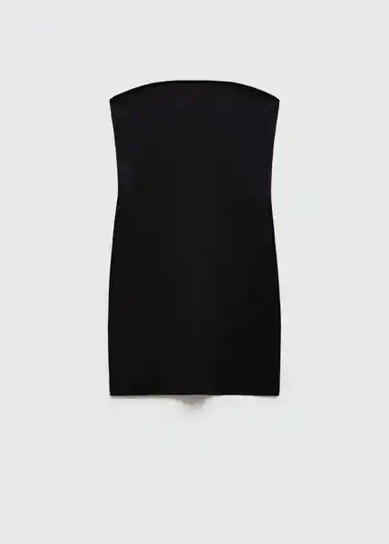 Vestido True Negro Talla L Mujer Mango